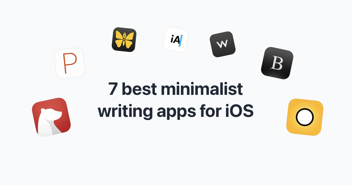 Writing Apps Ios 7 Best Minimalist Writing Apps for iOS
