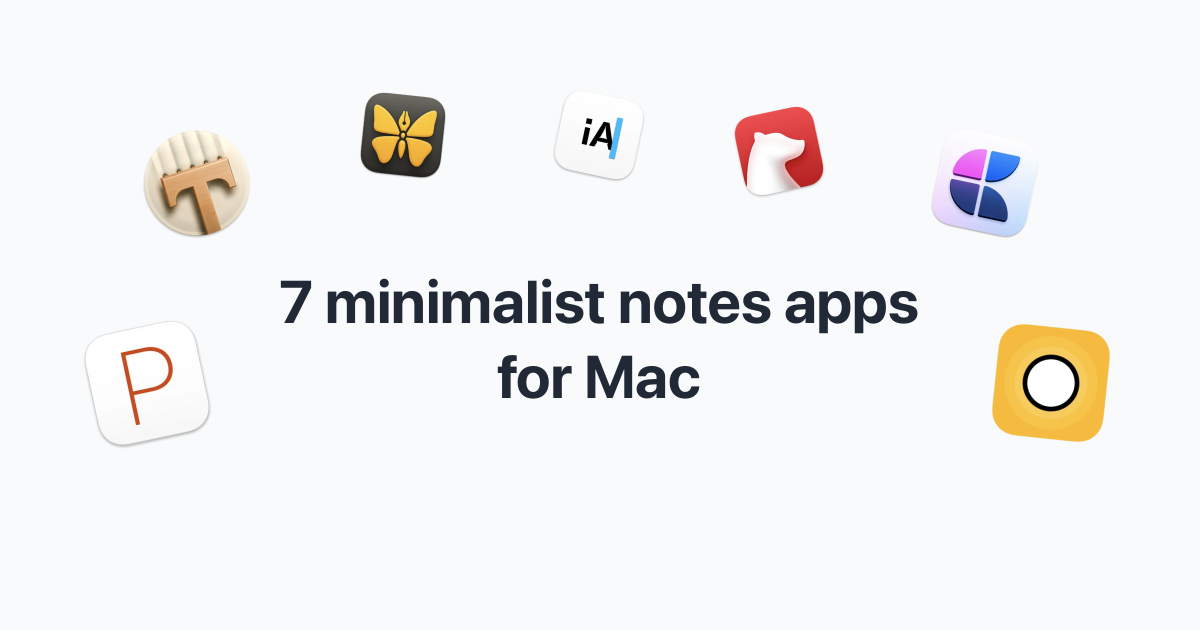 Note Apps Texture 7 Minimalist Notes Apps for Mac