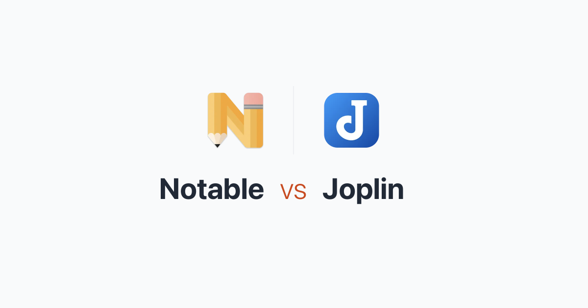 Notable vs Joplin